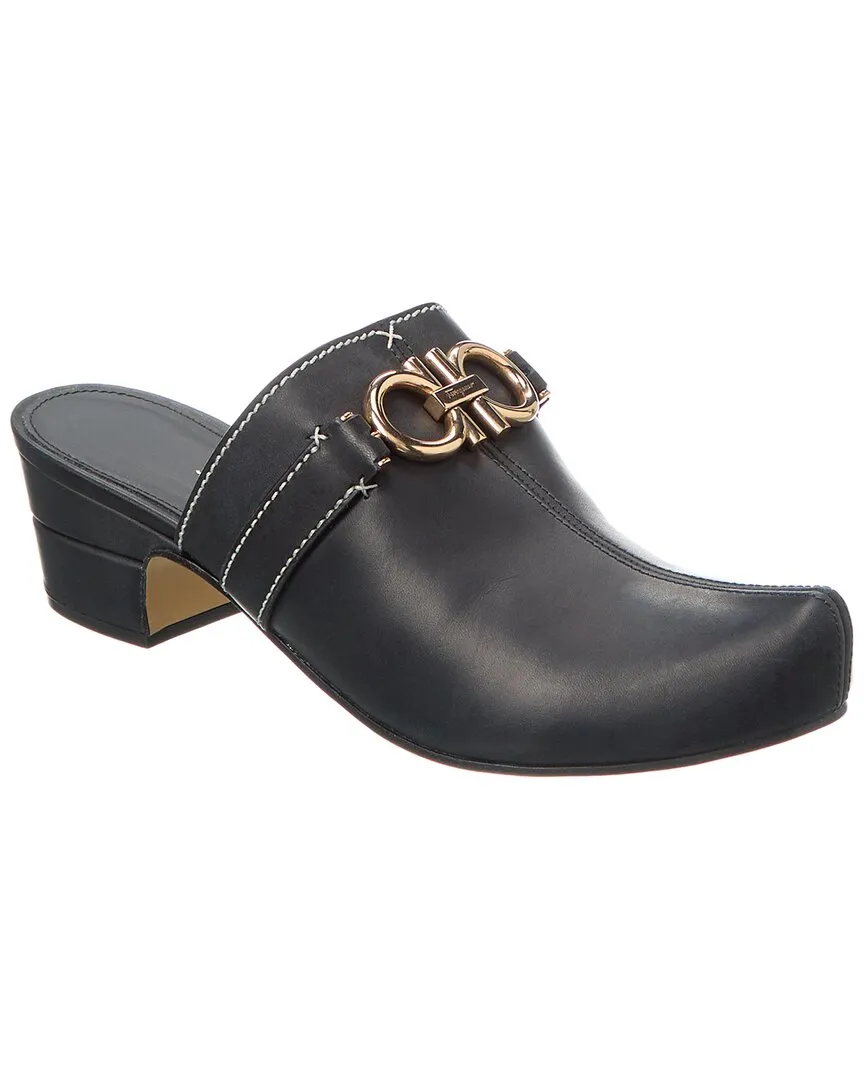 Ferragamo Leather Mule