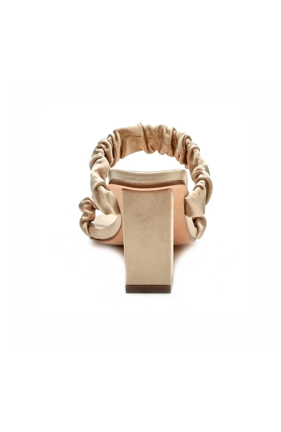 First Love Heeled Sandal In Champagne