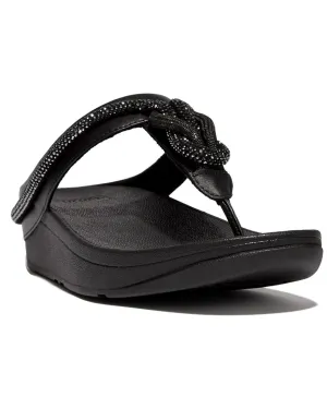 FitFlop Fino Leather Toe Post Sandal