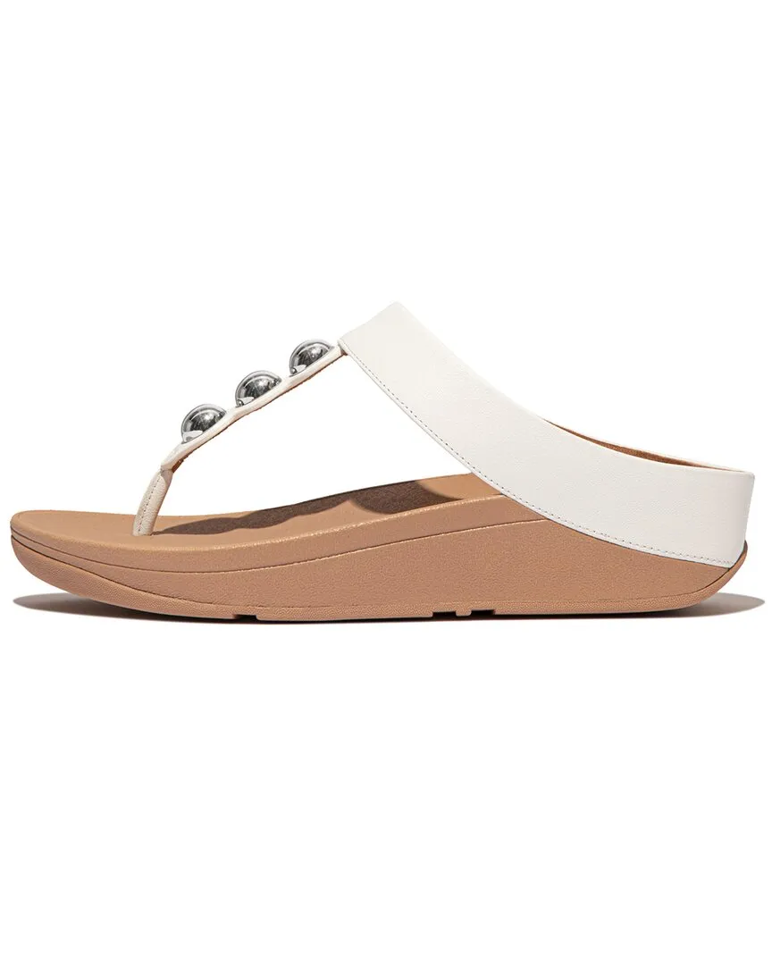 FitFlop Fino Leather Toe Post Sandal