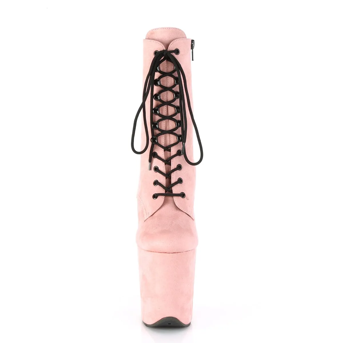 FLAMINGO-1020FS Baby Pink Faux Suede/Baby Pink Faux Suede