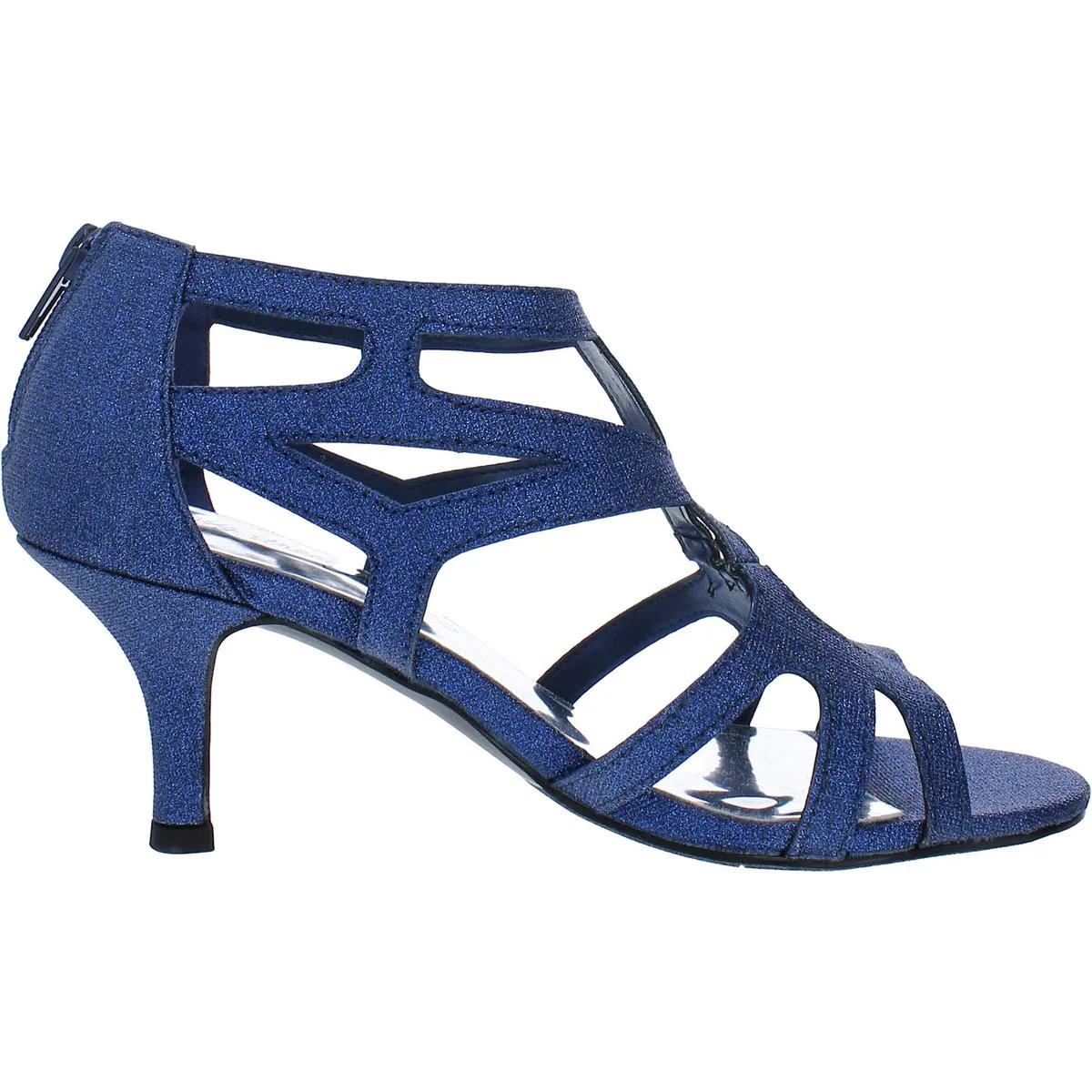 Flattery  Womens Zipper Man Made Strappy Sandals