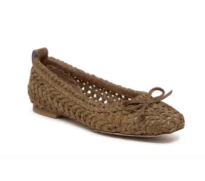 Frankie Armadillo Crochet Ballet Flats