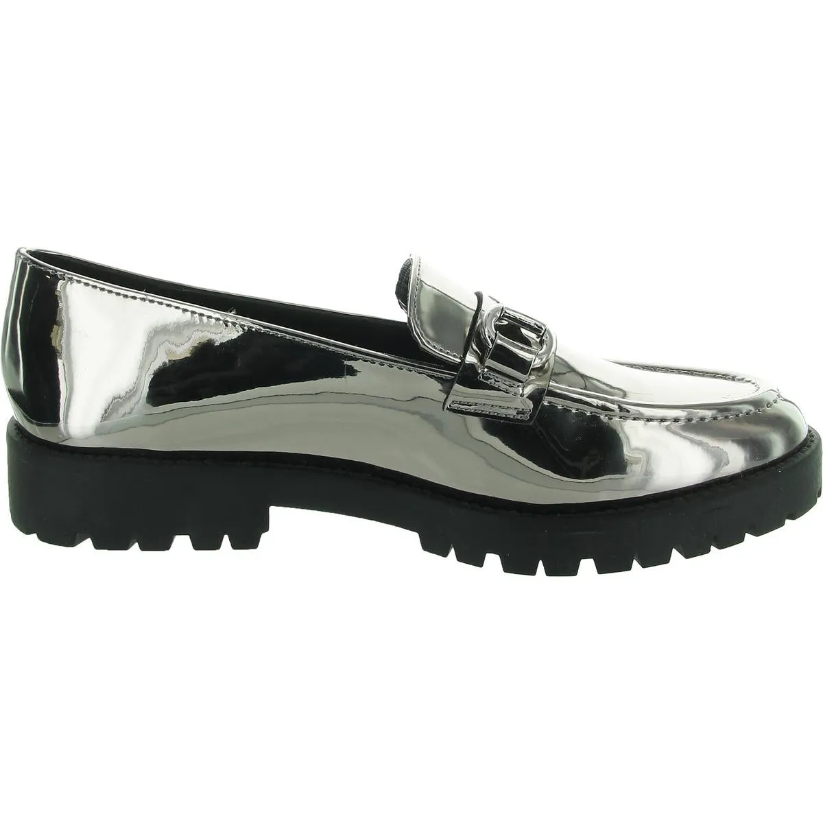 Franny Womens Patent Embellished Loafers