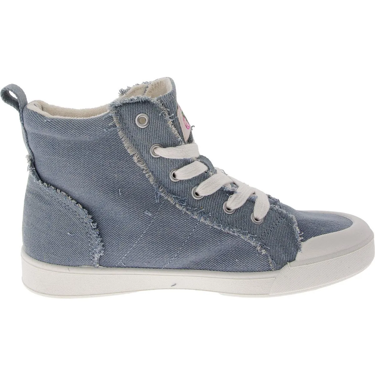 Fyres Womens Denim High-Top Casual And Fashion Sneakers
