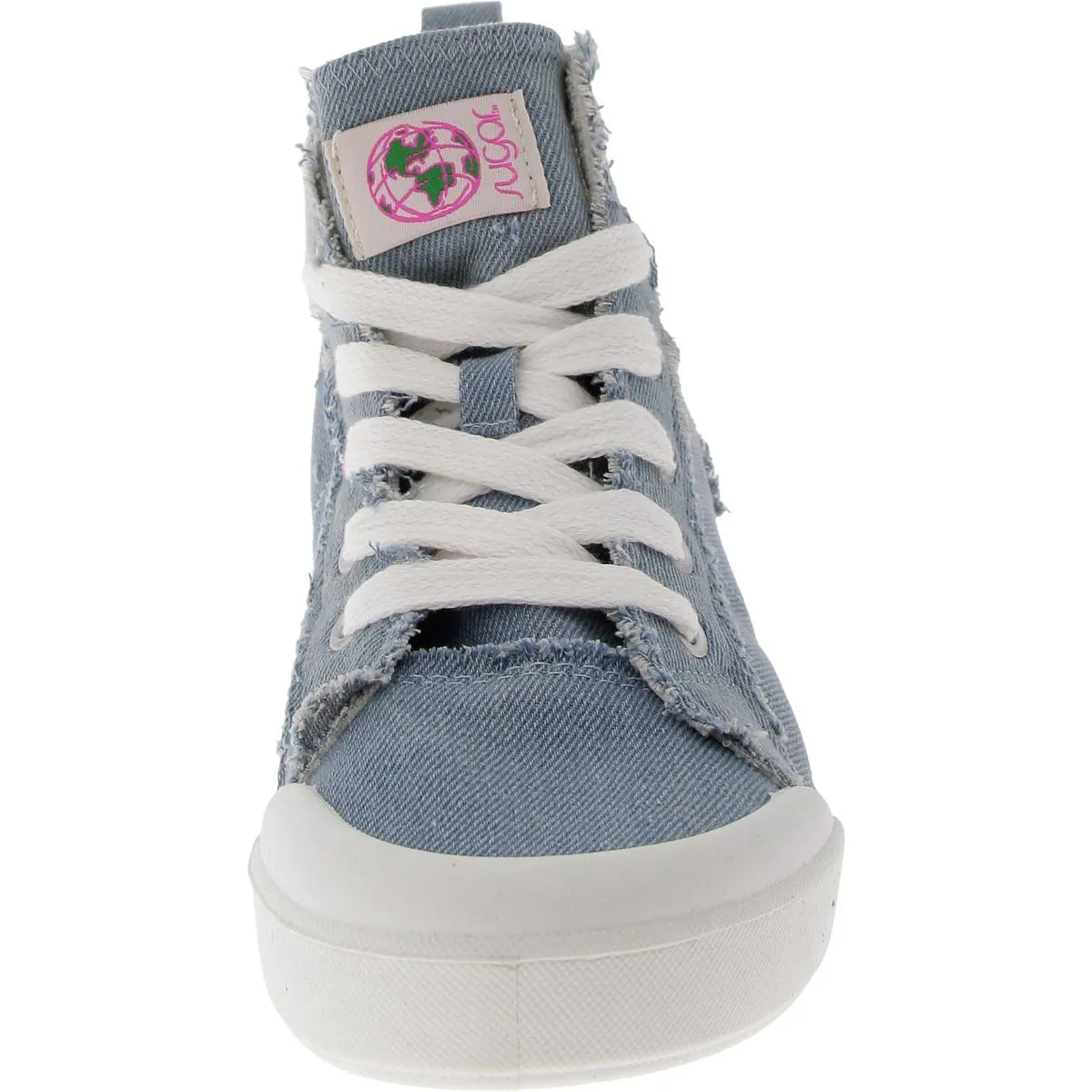 Fyres Womens Denim High-Top Casual And Fashion Sneakers
