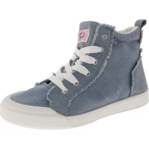 Fyres Womens Denim High-Top Casual And Fashion Sneakers