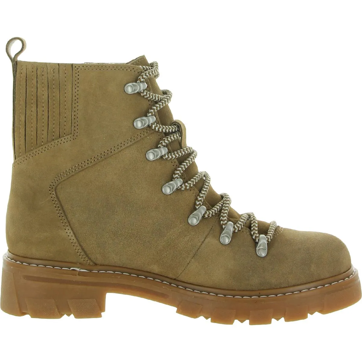 Gabbie Womens Suede Lace Up Hiking Boots