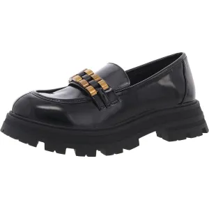Gabina Womens Padded Insole Manmade Loafers