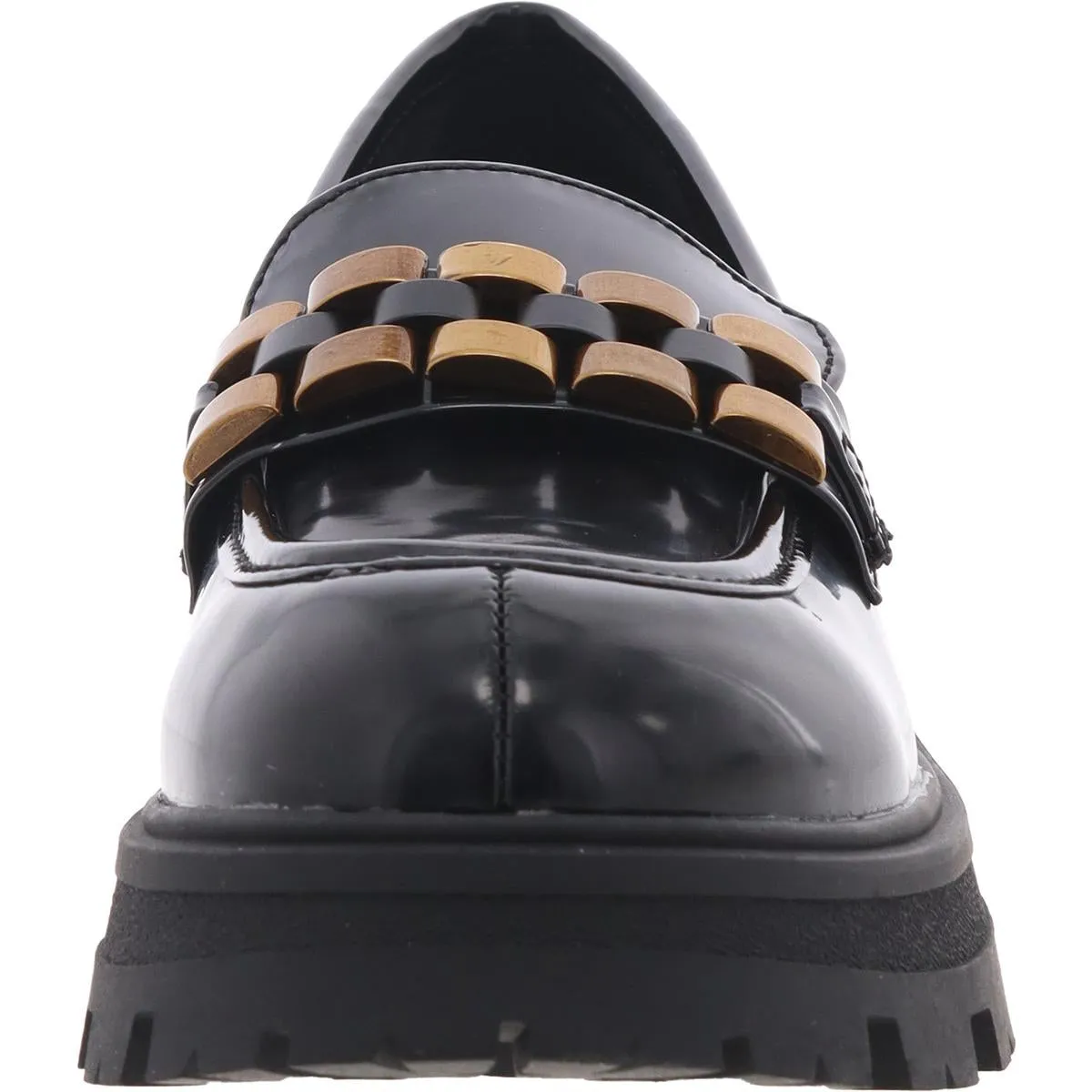Gabina Womens Padded Insole Manmade Loafers