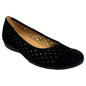 Gabor Ballet Perf Black Flat (Women's)