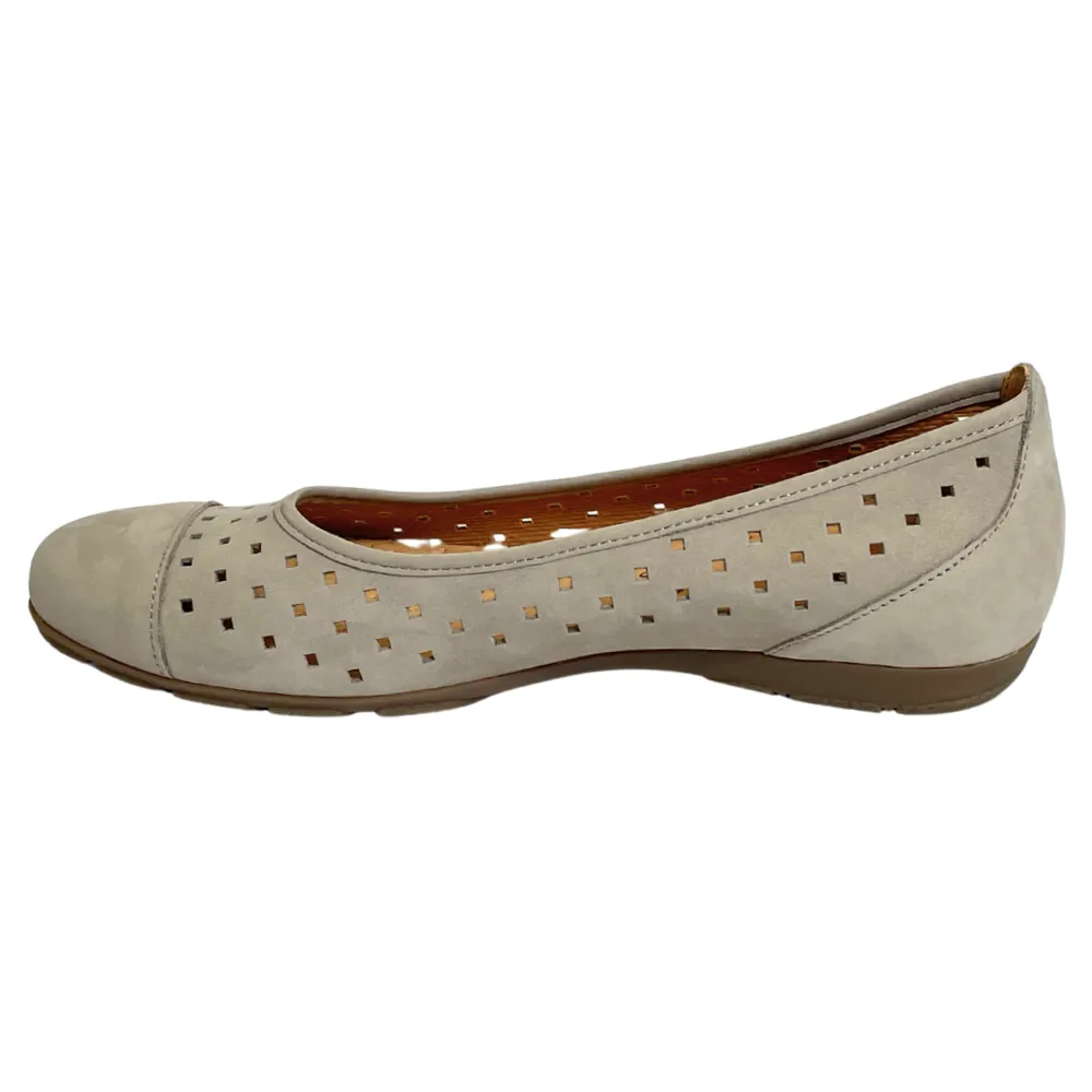 Gabor Ballet Perf Linen Flat (Women's)