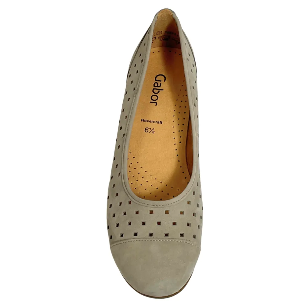 Gabor Ballet Perf Linen Flat (Women's)