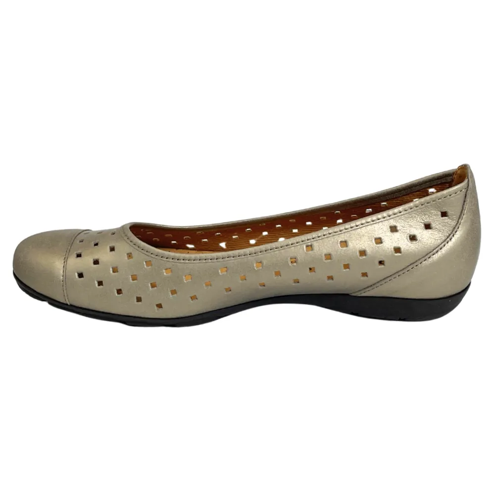 Gabor Ballet Perf Metallic Flat (Women's)