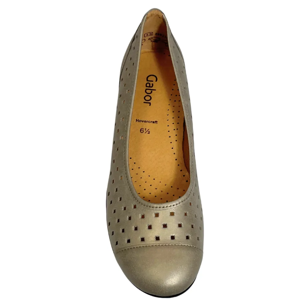 Gabor Ballet Perf Metallic Flat (Women's)