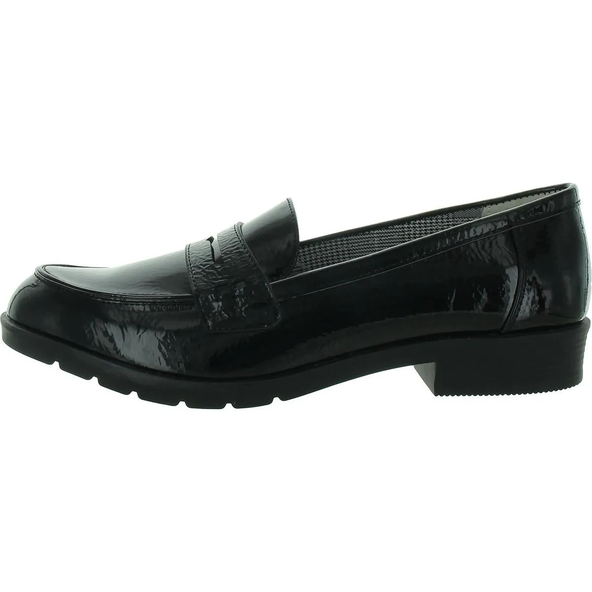 GALAH Womens Patent Slip on Loafers