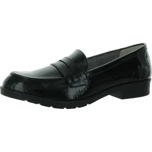 GALAH Womens Patent Slip on Loafers
