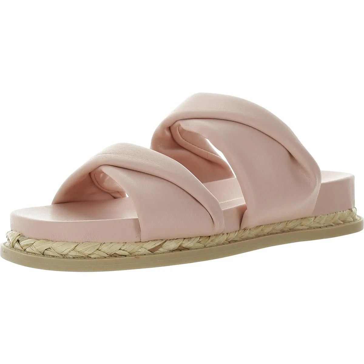 GARSON Womens Laceless Man Made Slide Sandals