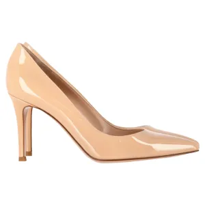 Gianvito Rossi Gianvito Pumps in Beige Patent Leather