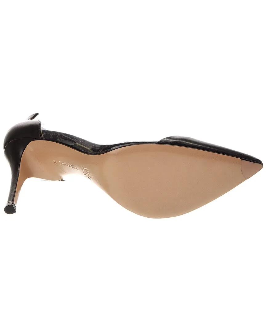 Gianvito Rossi Plexi 85 Vinyl & Leather Pump