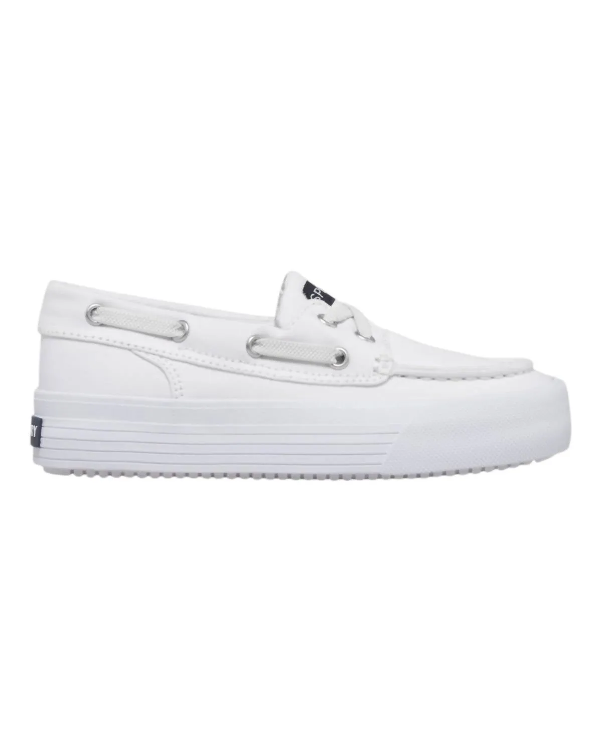 Girl's Bahama Platforms In White