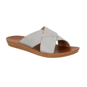 Gizmo Sandal in Light Grey Smooth