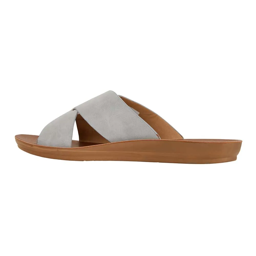 Gizmo Sandal in Light Grey Smooth