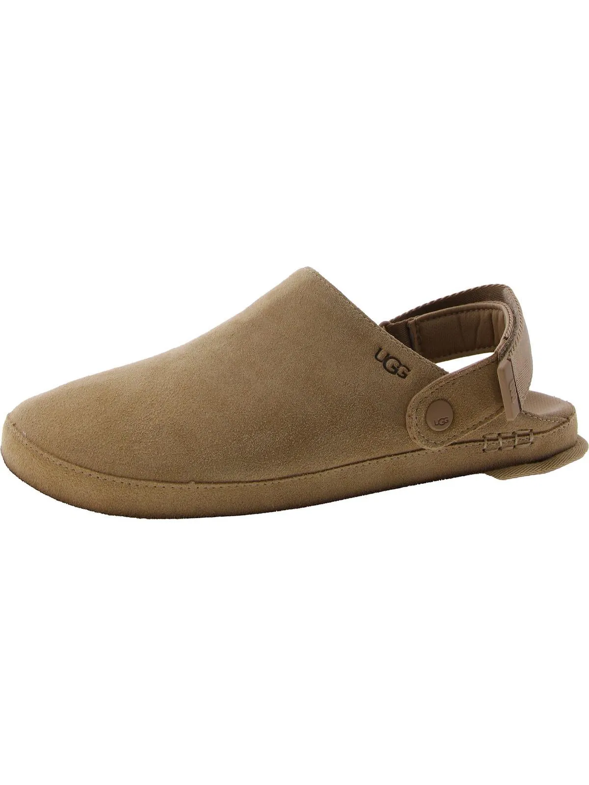 Goldenstar  Womens Suede Slip-On Clogs