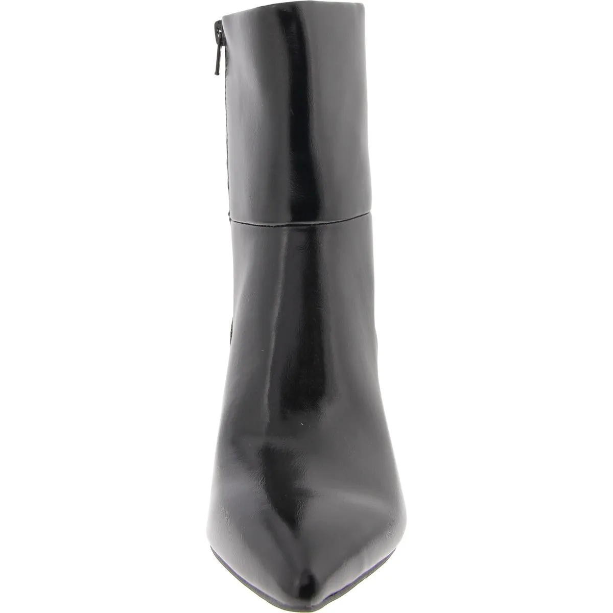 Gradie Womens Faux Leather Kitten Heel Ankle Boots