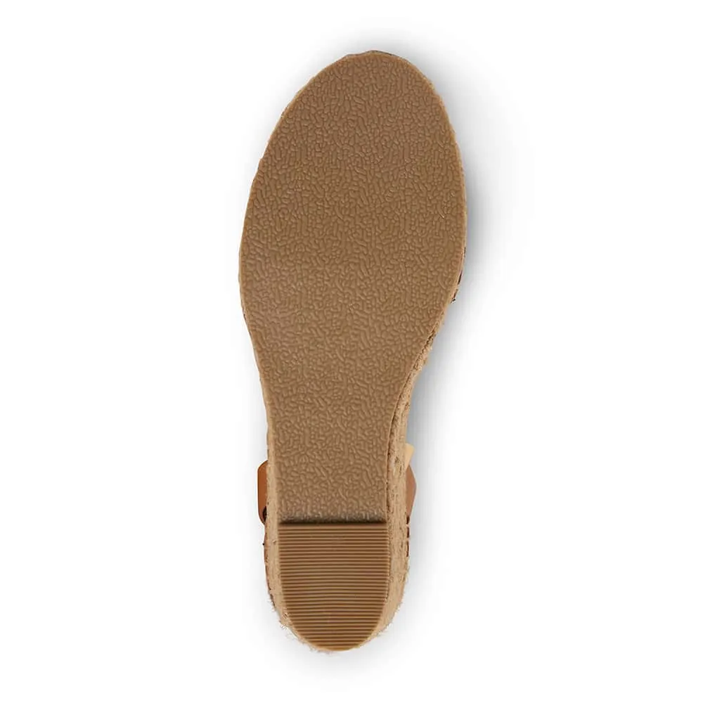 Havanna Espadrille in Tan Weave