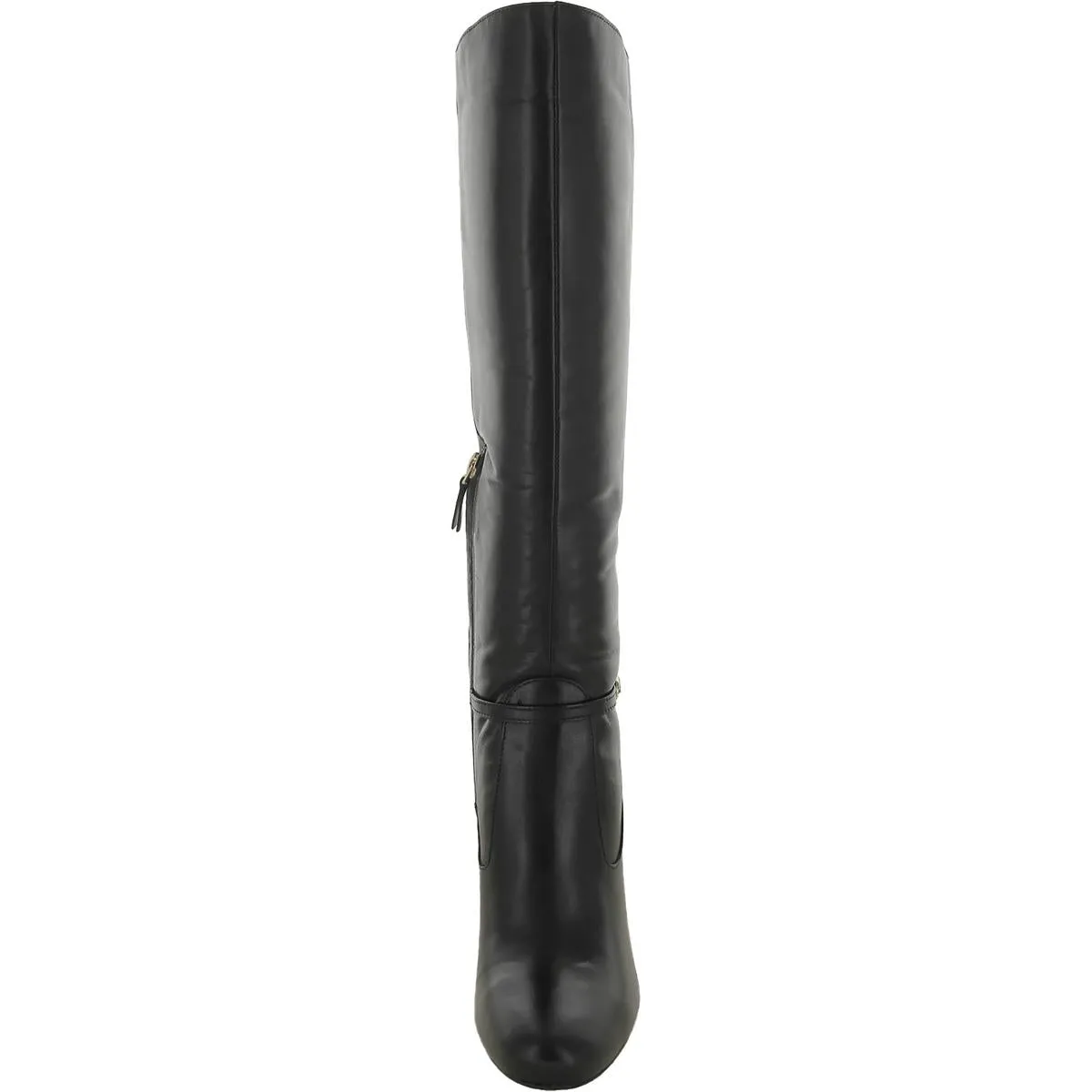 Henny Womens Leather Wide Calf Knee-High Boots