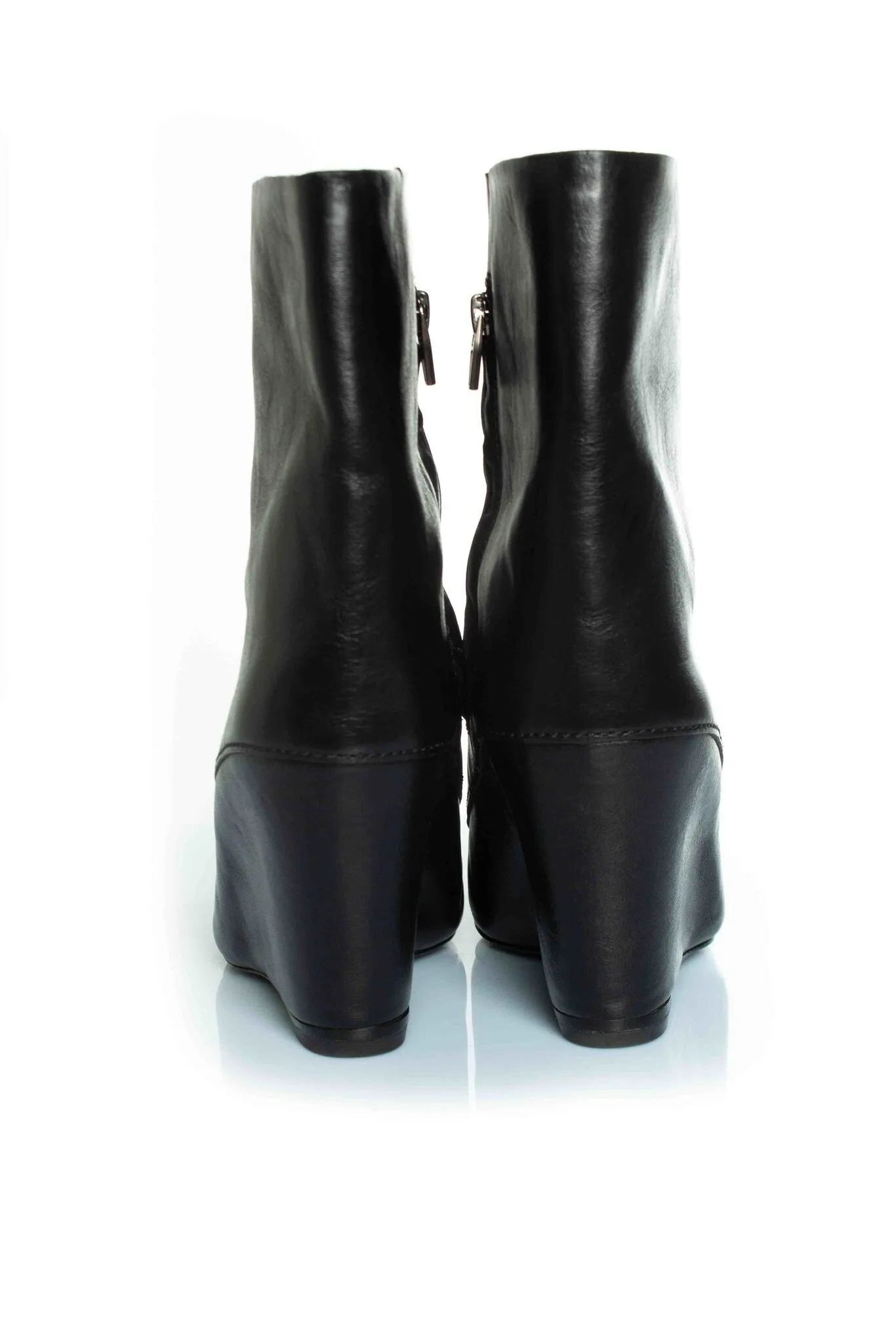 hidden platform ankle boots