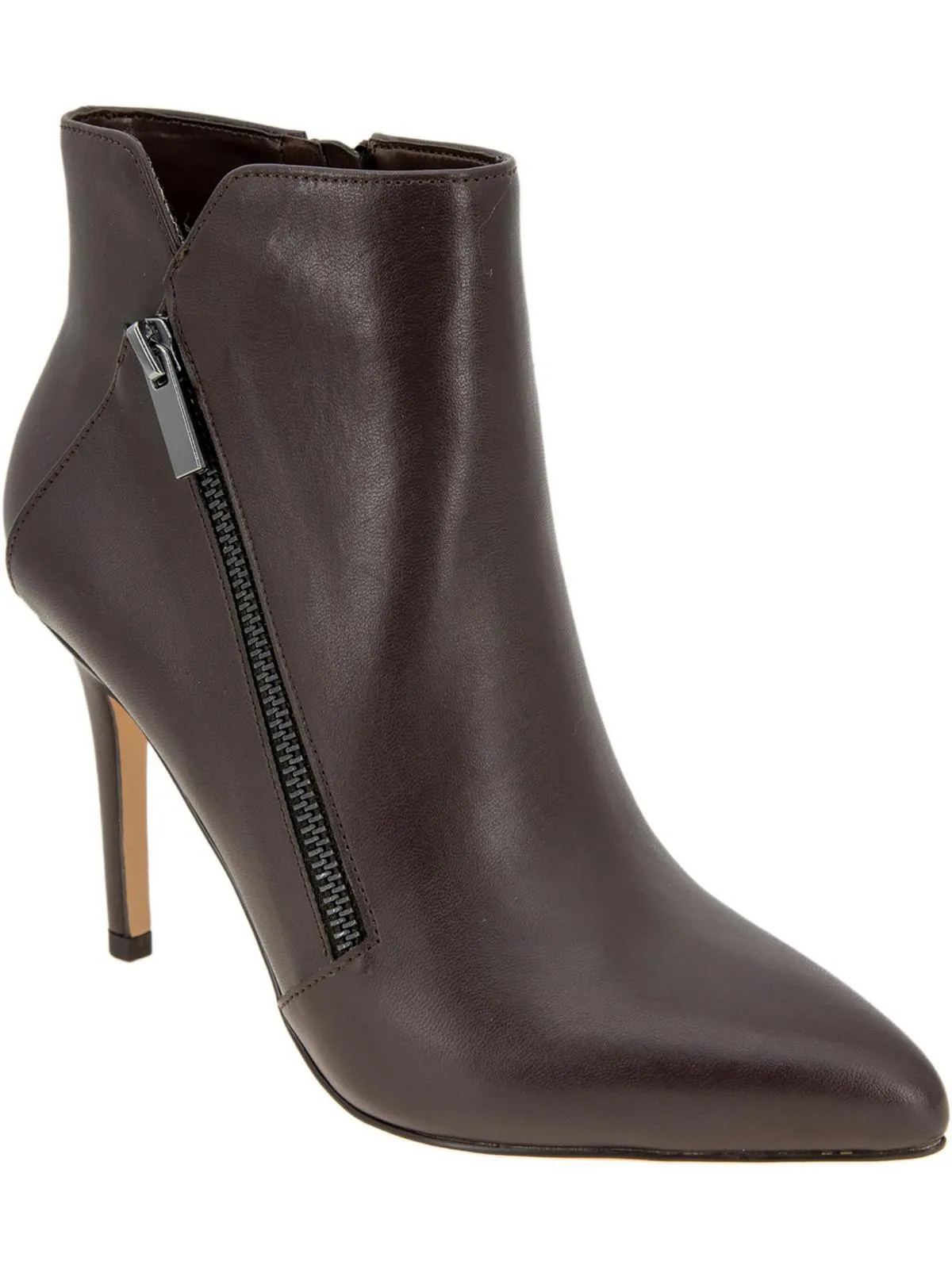 Huston Womens Faux Leather Heels Booties