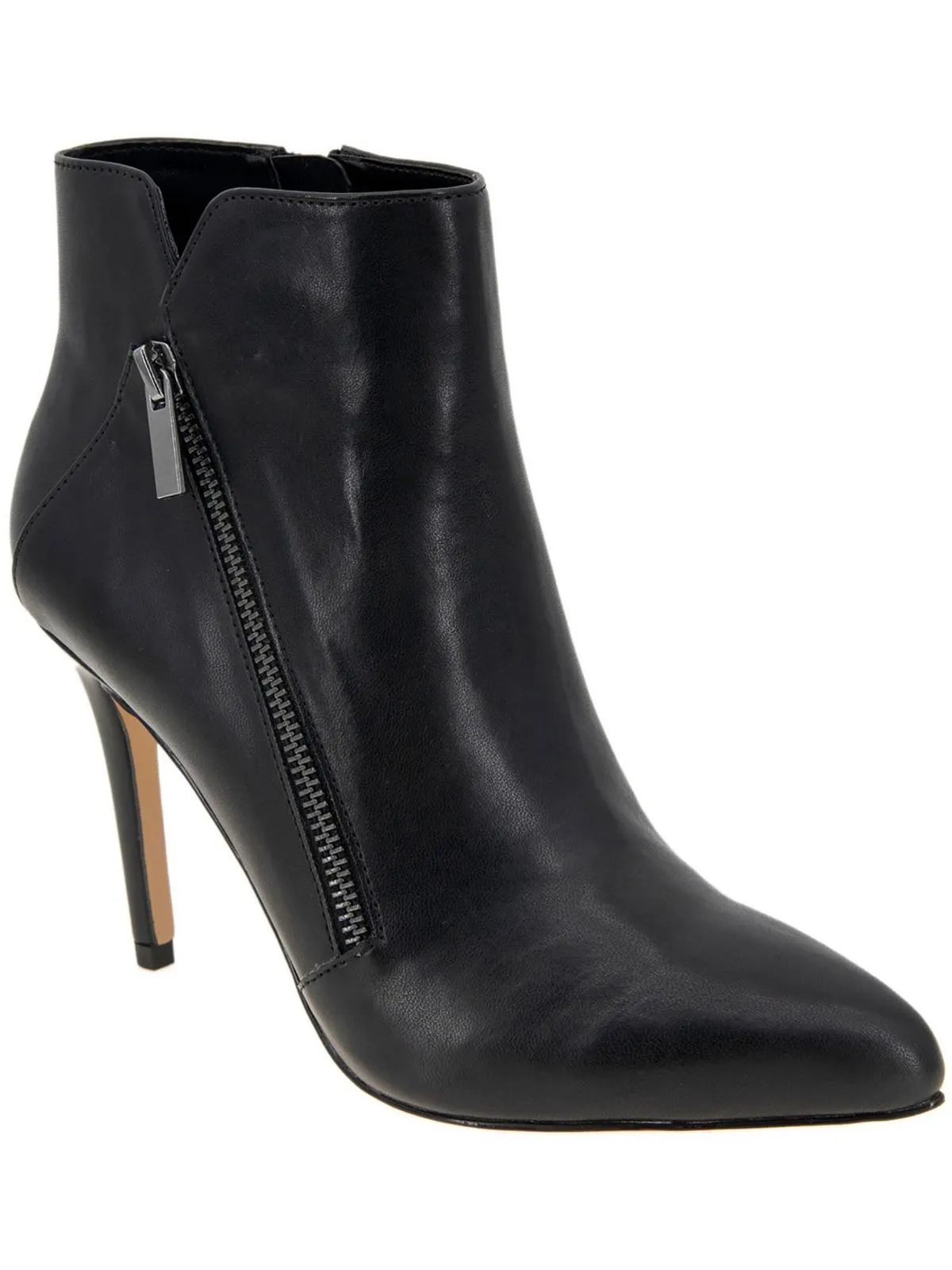 Huston Womens Faux Leather Heels Booties
