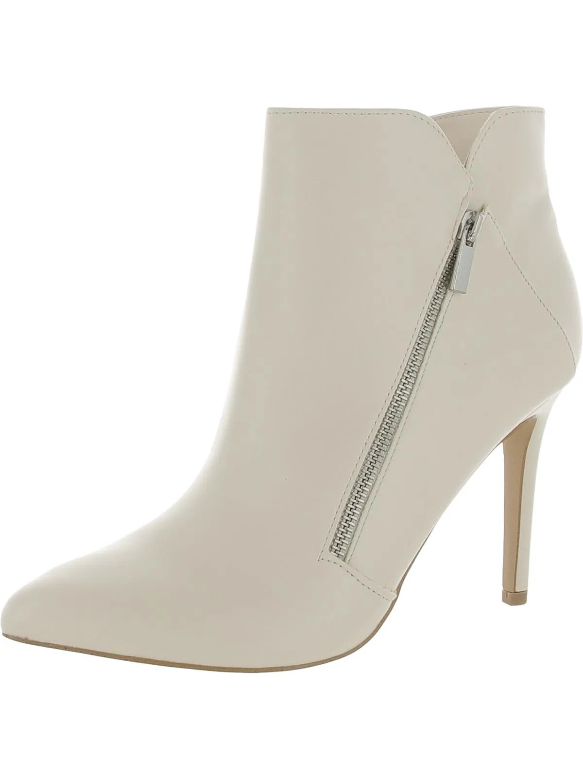 Huston Womens Faux Leather Heels Booties