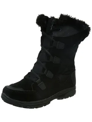 Ice Maiden II Womens Suede Quilted Winter Boots