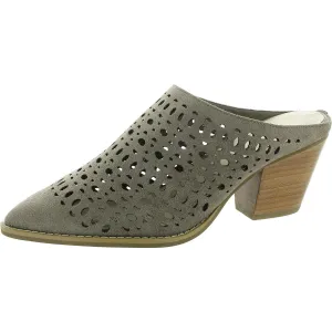 Im A Star Womens Suede Pointed Toe Mules