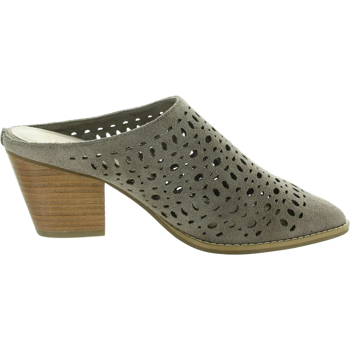 Im A Star Womens Suede Pointed Toe Mules