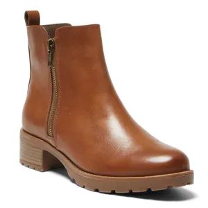 Indigo Boot in Mid Brown Leather