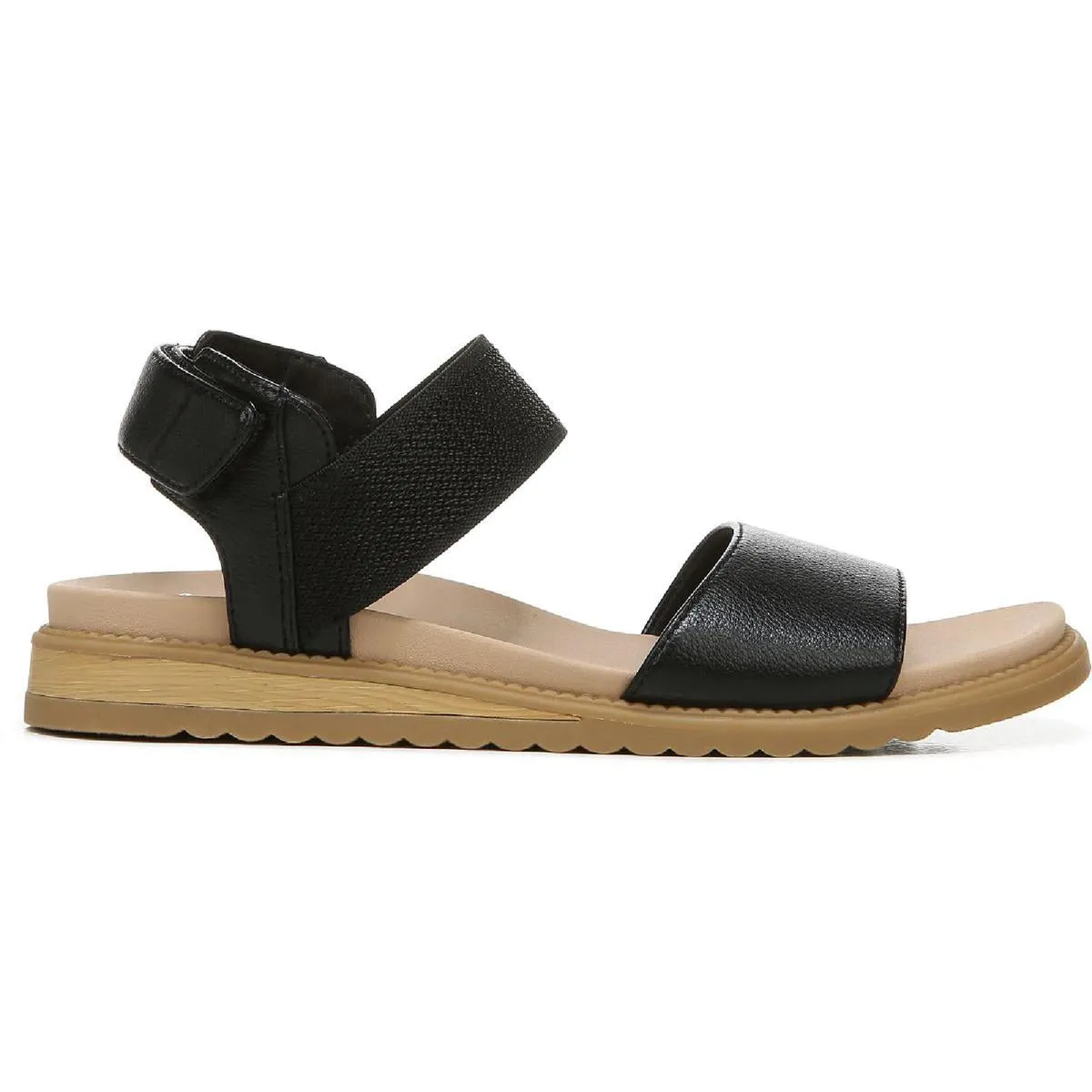 Island Life Womens Faux Leather Ankle Strap Slingback Sandals