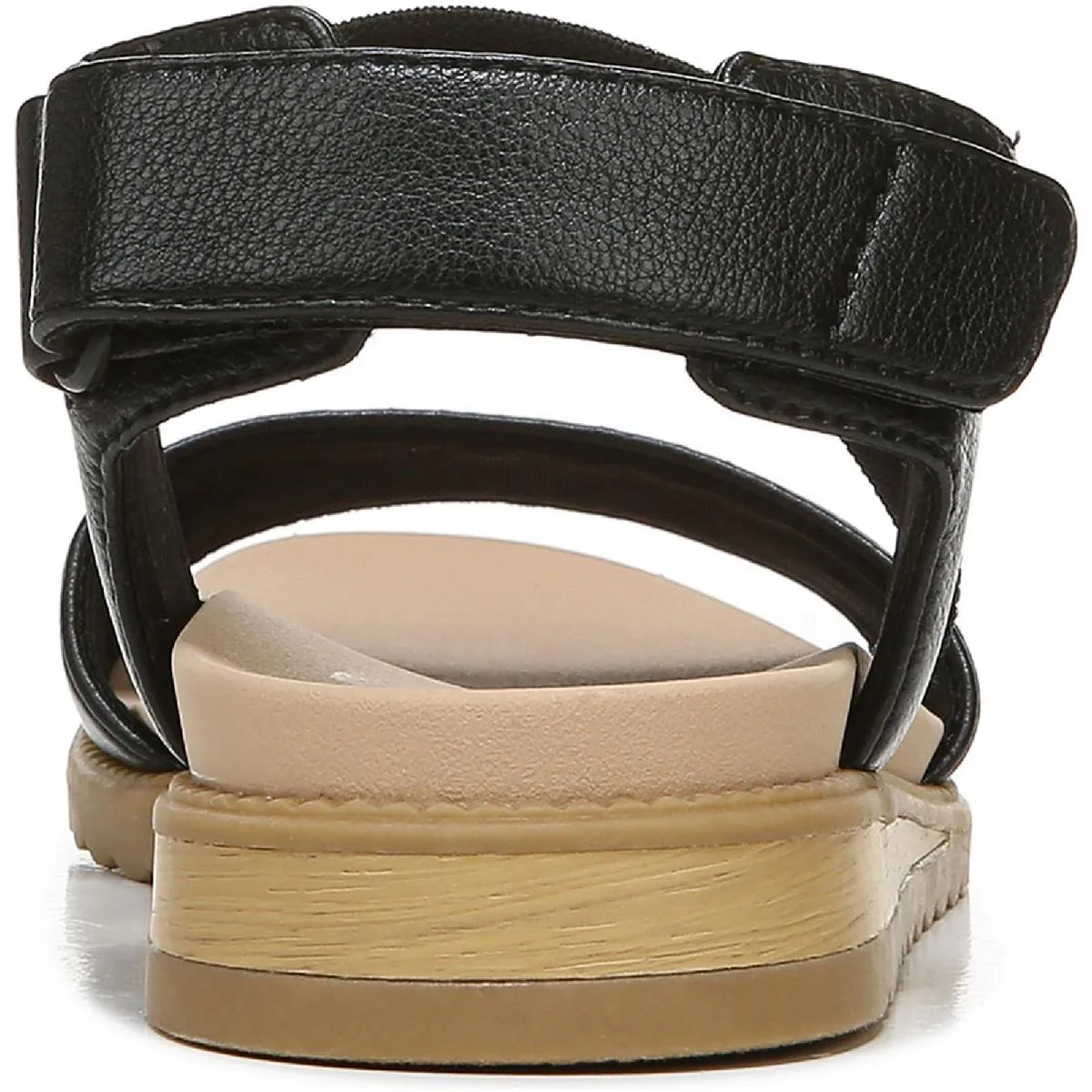 Island Life Womens Faux Leather Ankle Strap Slingback Sandals
