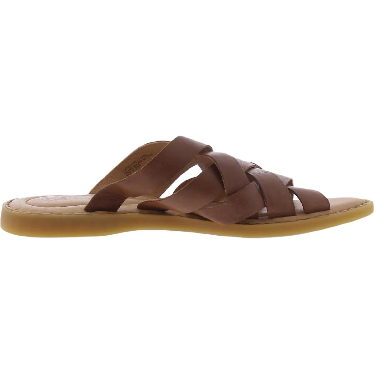 Isle Womens Strappy Woven Slide Sandals