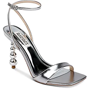 Ivette II Womens Leather Square Toe Heels