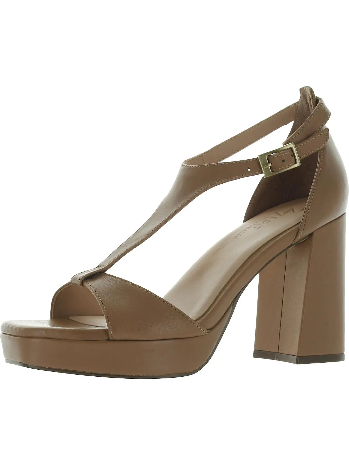 Jae Womens Buckle Open Toe Heels