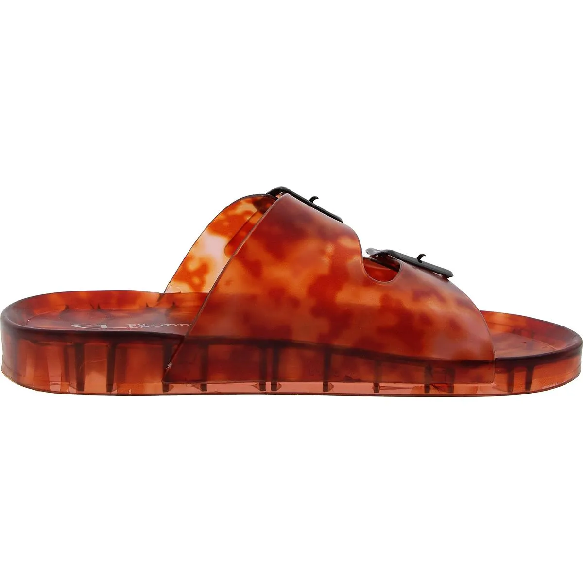 Jaylen Womens Jelly Man Made Slide Sandals