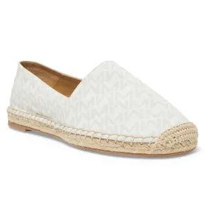 Jett Flat in White And Grey