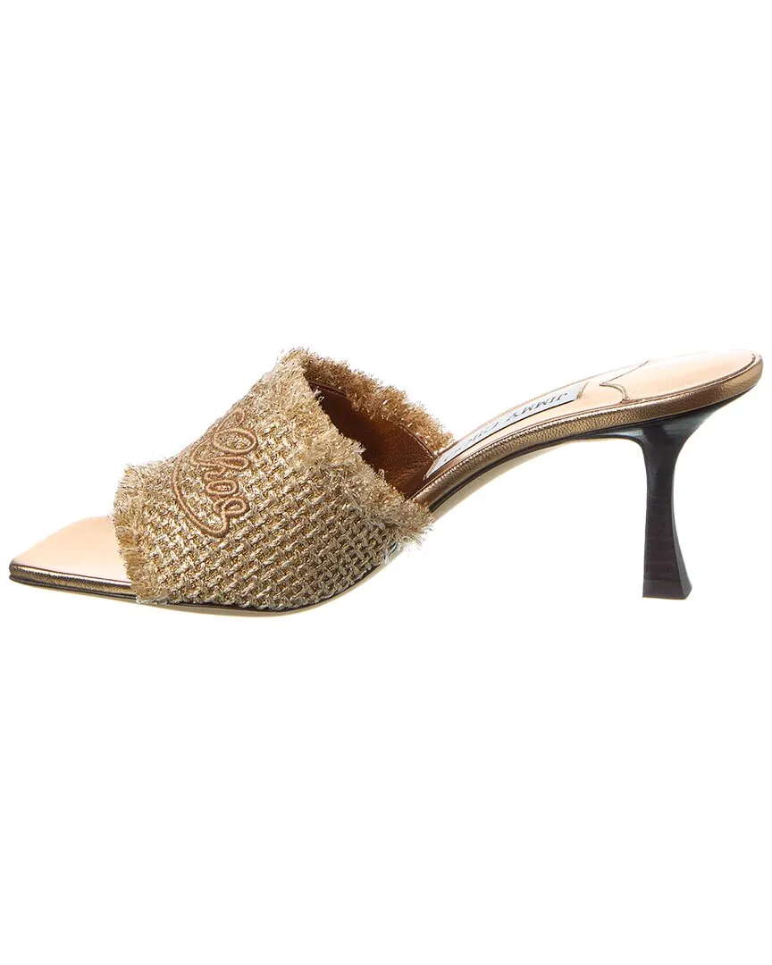 Jimmy Choo Alexia 70 Lurex Sandal