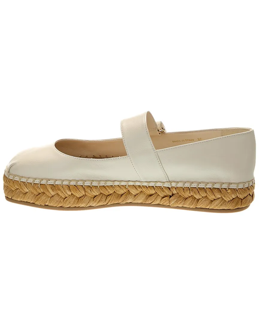 Jimmy Choo Fayence Leather Espadrille