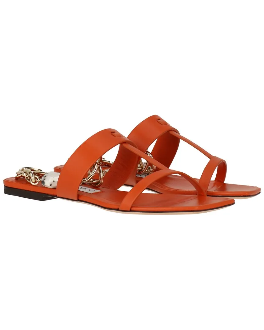 Jimmy Choo Reed Leather Flat