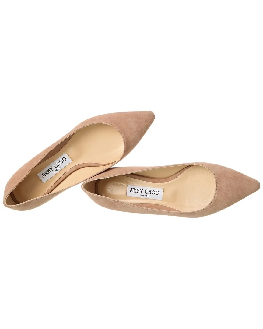 Jimmy Choo Romy Suede Flat (Authentic Pre-Owned)